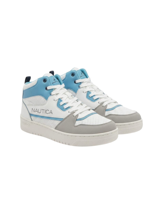 Image for Men's Colorblocked High Shoes,Grey/Blue
