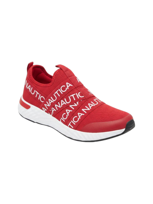 Image for Men's Brand Logo Printed Shoes,Red