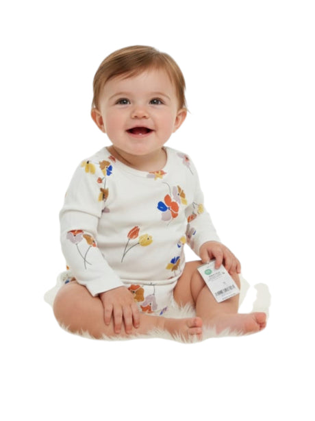 Image for Kids Girl's Floral Printed Top,White 