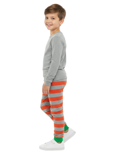 Image for Kids Boy's Striped Pant,Grey/Red