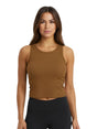 Image for Women's Ribbed Sport Top,Brown