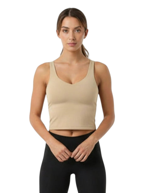 Image for Women's Plain Sport Top,Beige