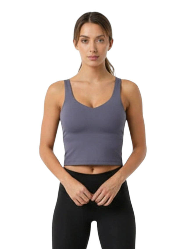 Image for Women's Plain Sport Top,Grey