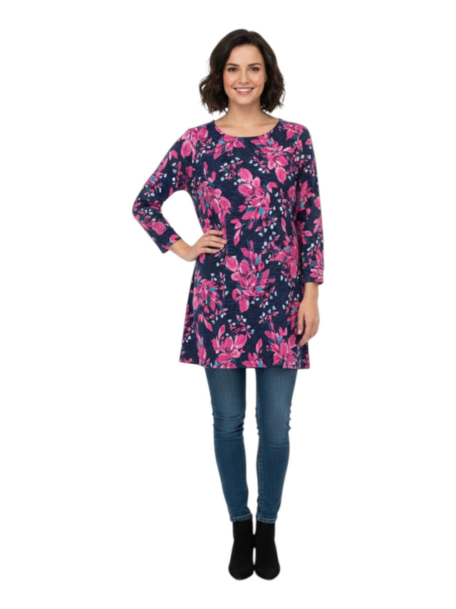 Image for Women's Floral Printed Top,Multi