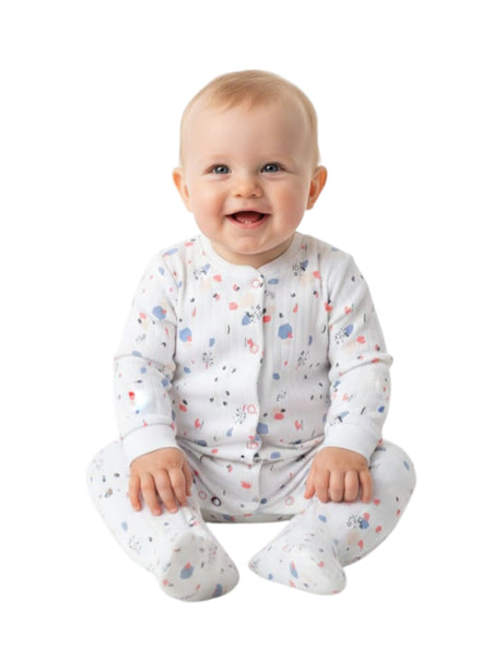 Image for Kids Boy's Printed Jumpsuit,White 