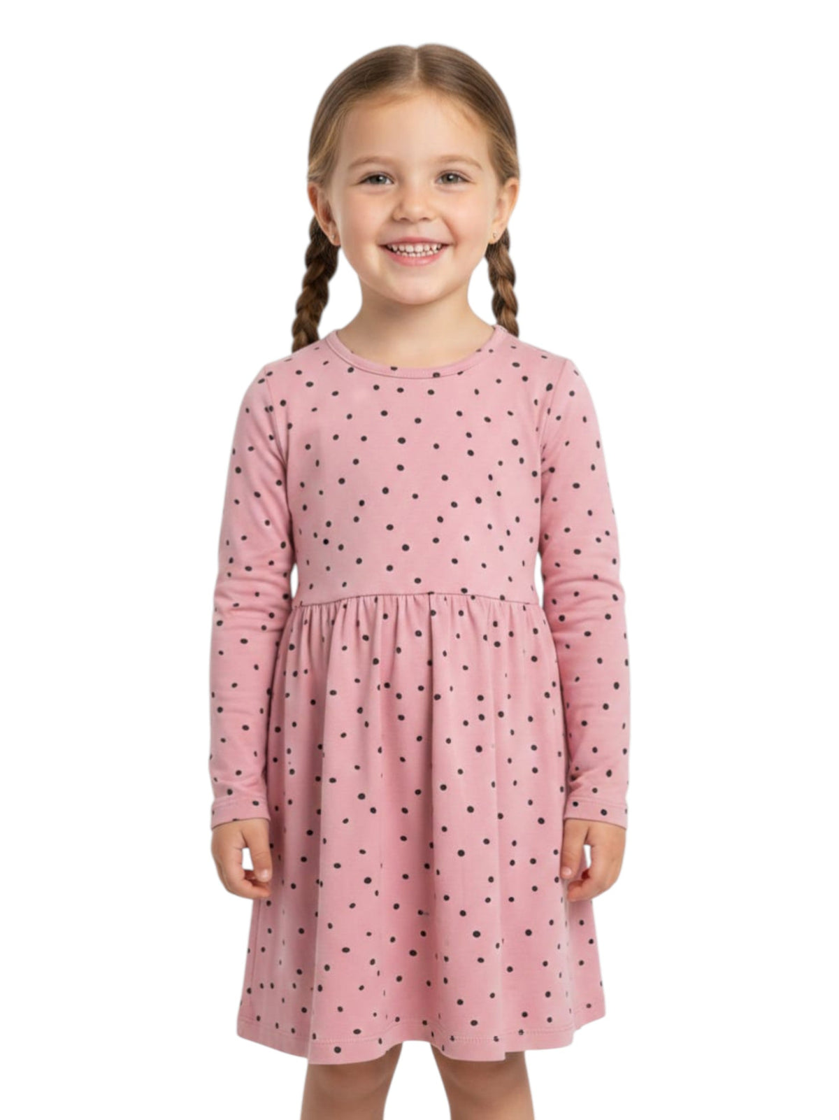 Image for Kids Girl's Printed Dress,Pink