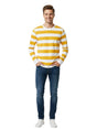 Image for Men's Colorblocked Top,Off White/Mustard