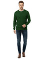 Image for Men's Ribbed Sweaters,Green 