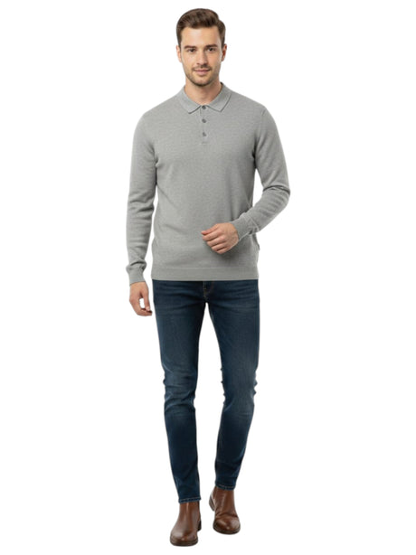 Image for Men's Plain Solid Top,Grey