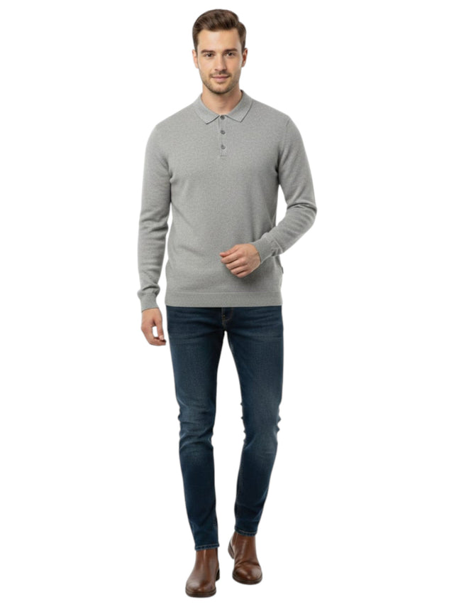 Image for Men's Plain Solid Top,Grey