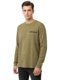 Image for Men's Printed Top,Olive 