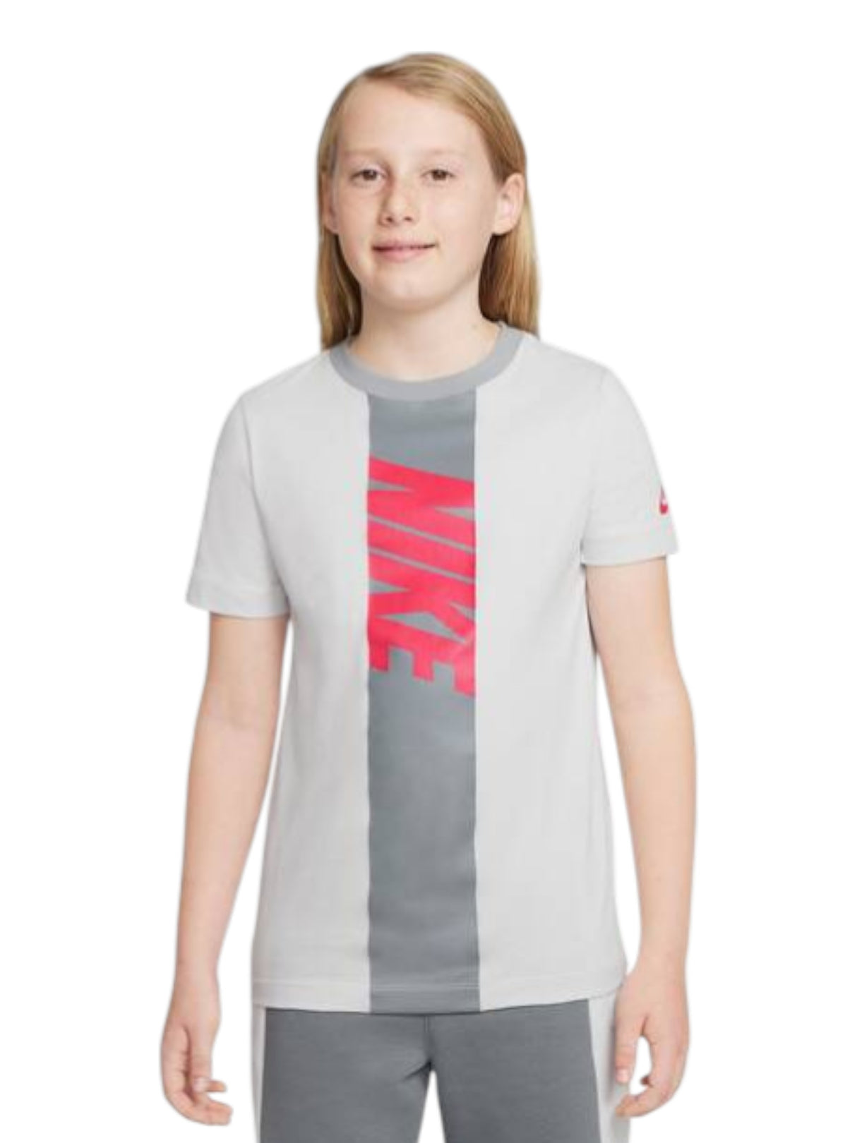 Image for Kids Boy's Brand Logo Printed Top,Light Grey 