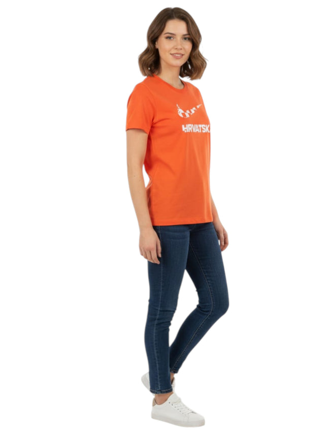 Image for Women's Printed Sport Top,Orange