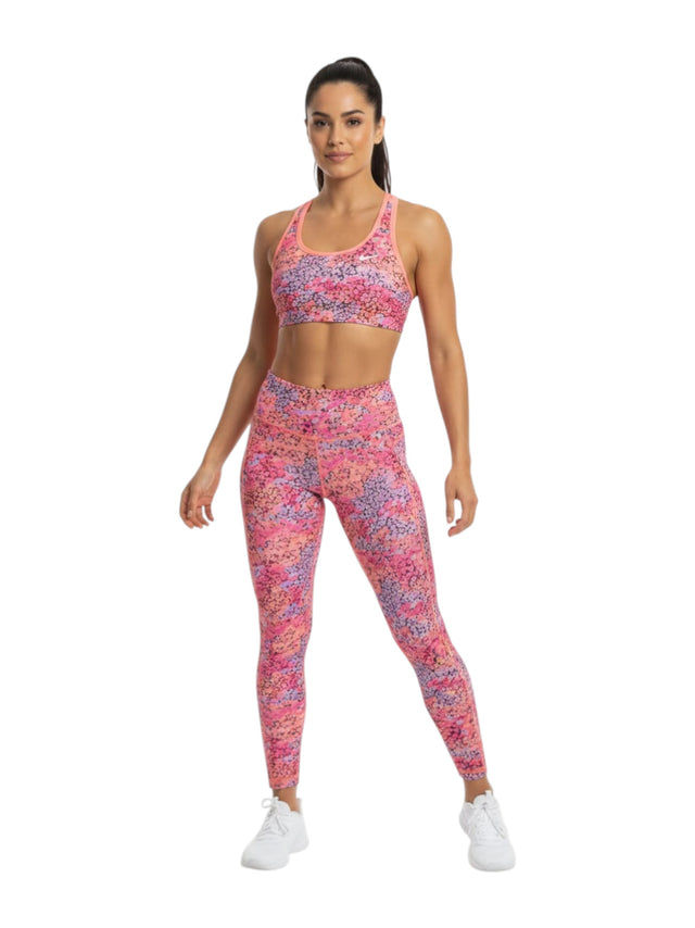 Image for Women's Floral Printed Sport Bra,Multi