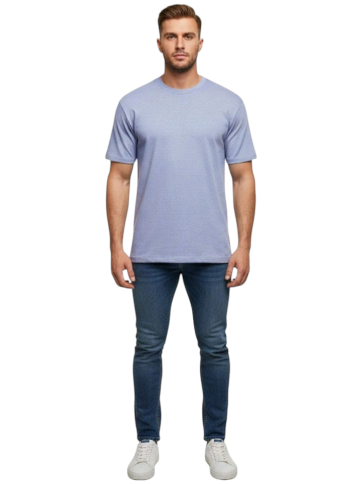 Image for Men's Plain Top,Dusty Lilac