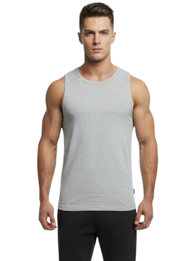 Image for Men's Heather Tank Top,Light Grey