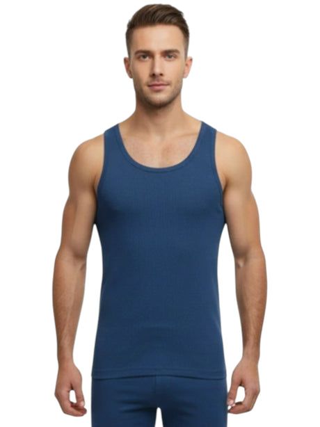Image for Men's Ribbed Tank Top,Navy