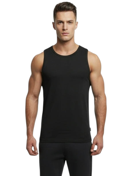 Image for Men's Plain Tank Top,Black