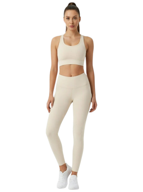 Image for Women's Plain Legging,Cream Yellow