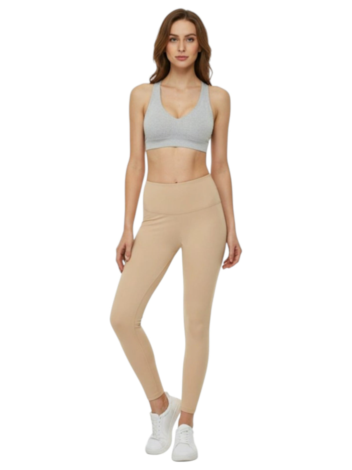 Image for Women's Plain Legging,Beige