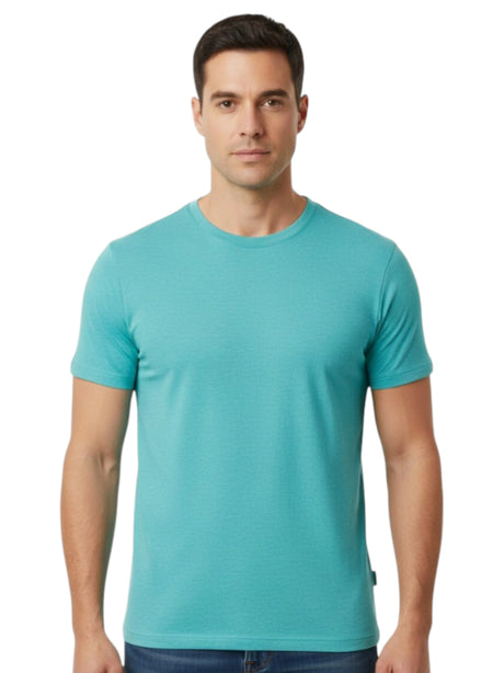 Image for Men's Plain Top,Dusty Blue