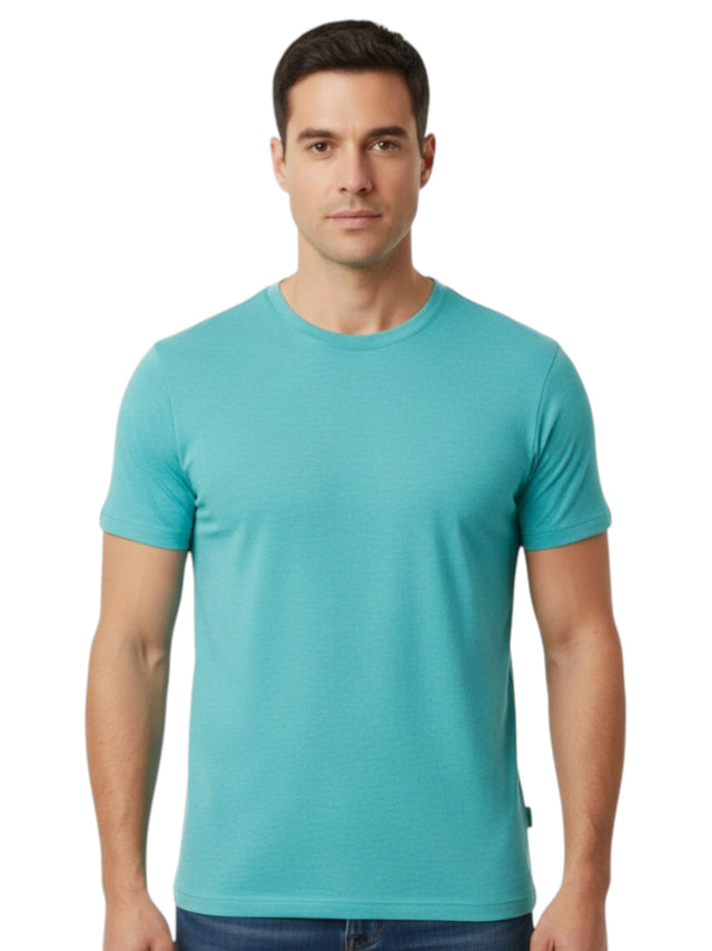Image for Men's Plain Top,Dusty Blue
