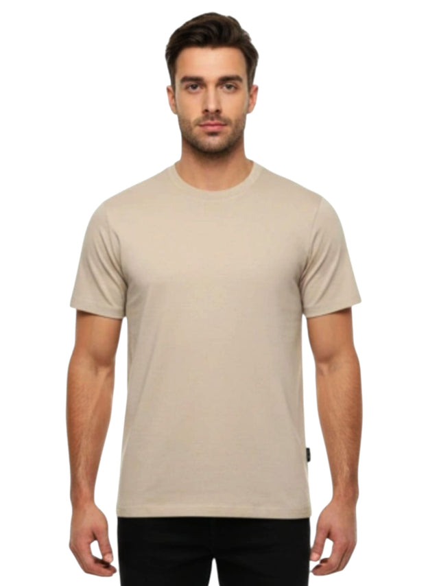 Image for Men's Plain Top,Dark Beige