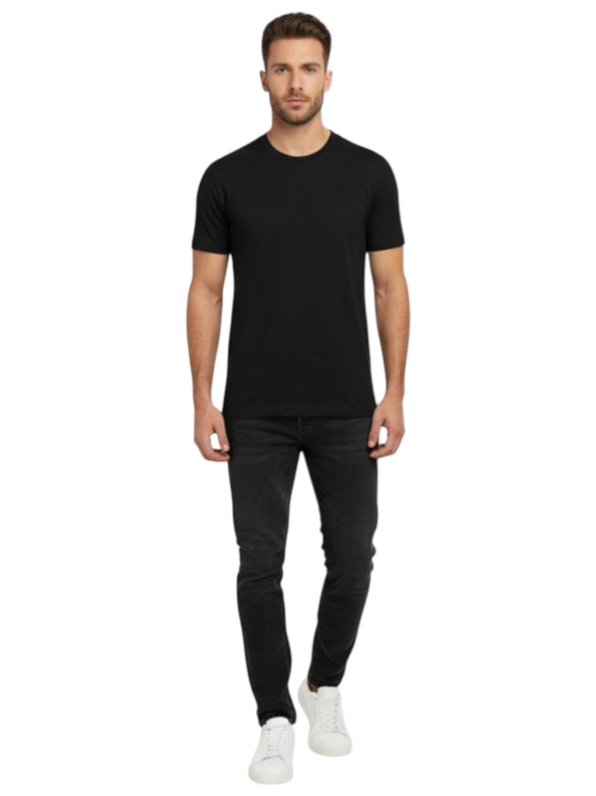 Image for Men's Plain Top,Black