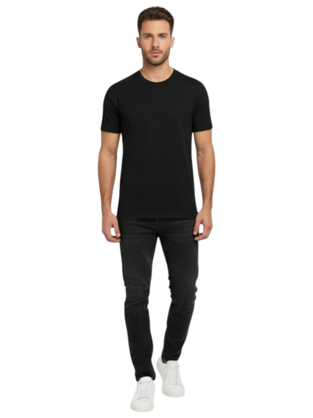 Image for Men's Plain Top,Black
