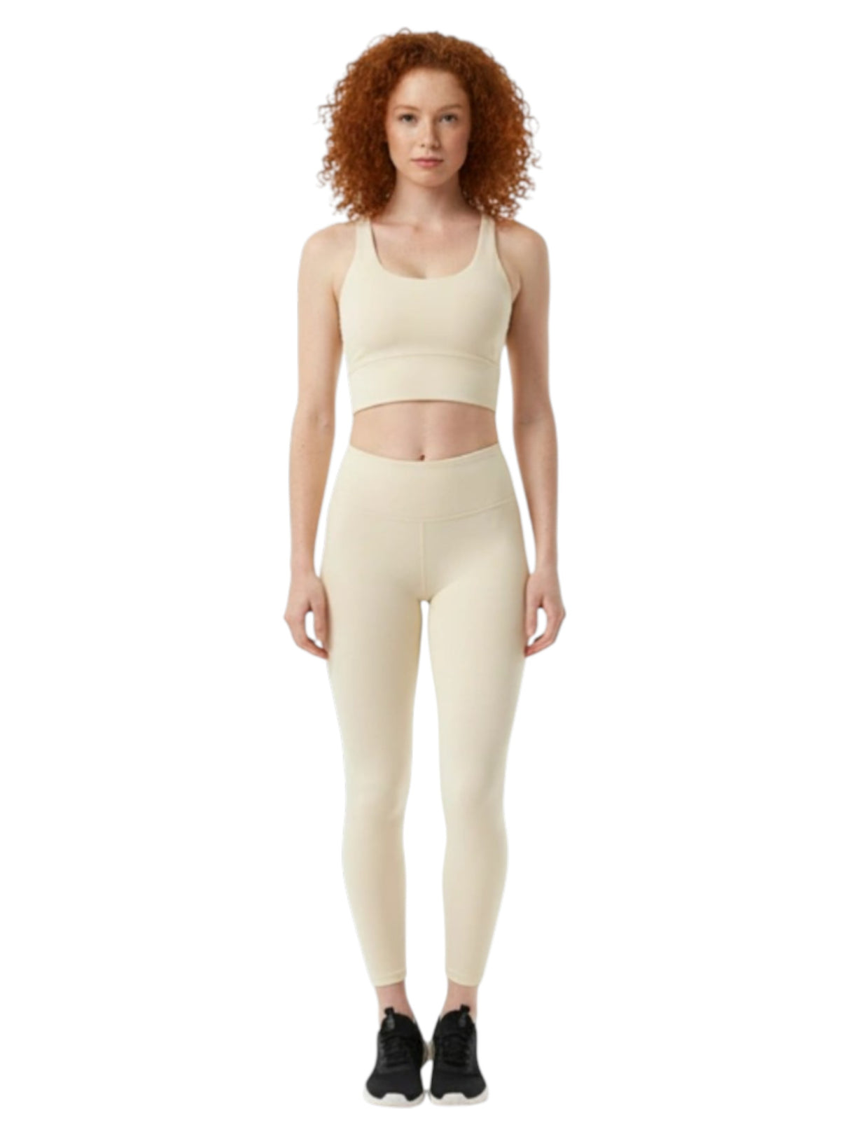 Image for Women's Plain Sport Bra,Cream Yellow