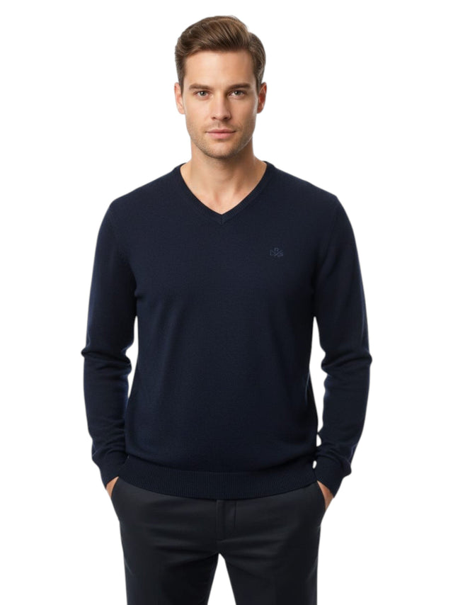 Image for Men's Plain Solid Top,Navy
