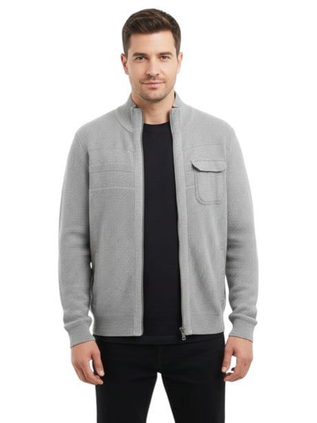 Image for Men's Knitted Jacket,Grey