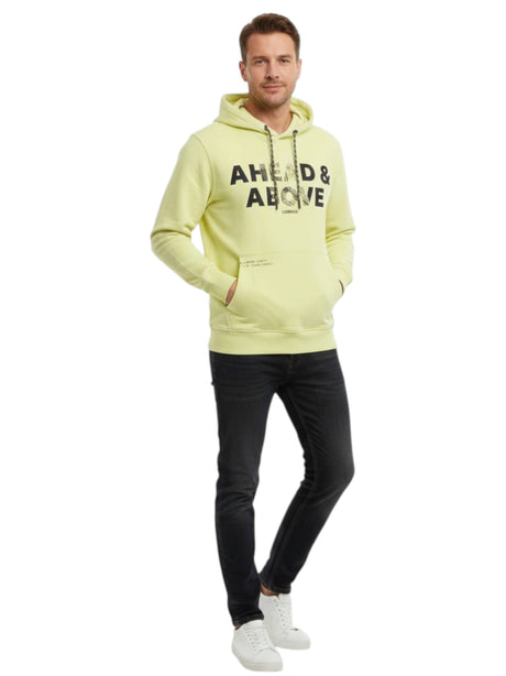 Image for Men's Printed Hoodie,Light Green 