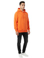 Image for Men's Plain Solid Hoodie,Orange