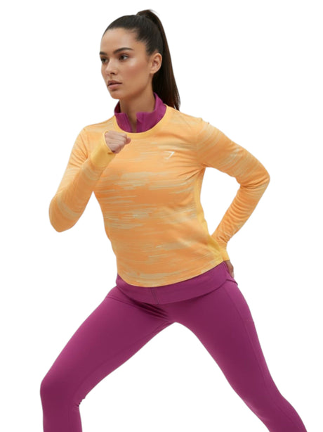 Image for Women's Striped Sport Top,Orange