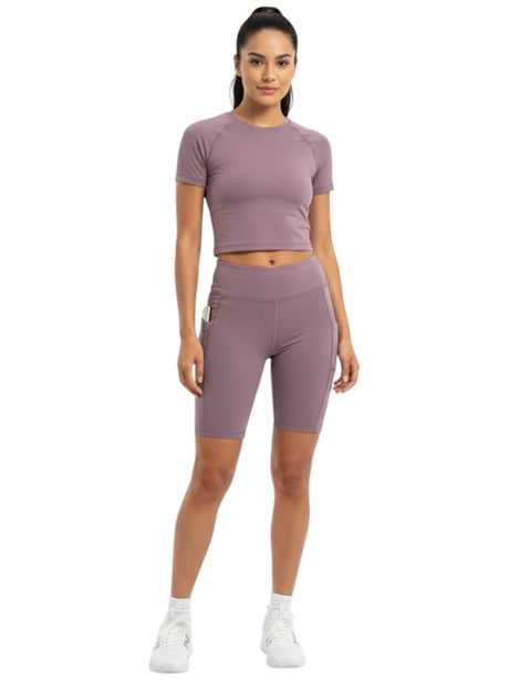Image for Women's Plain Sport Short,Dusty Mauve