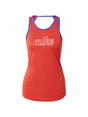 Image for Women's Colorblocked Open Back Sport Top,Terracotta