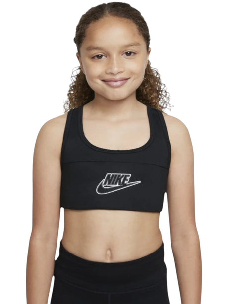 Image for Kids Girl's Logo Printed Sport Crop Top,Black