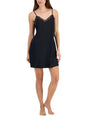 Image for Women's Plain Lace Sleepweaar Robe,Black