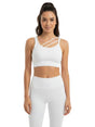 Image for Women's Ribbed Sport Bra,White