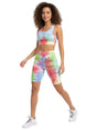 Image for Women's Colorblocked Printed Sport Short,Multi