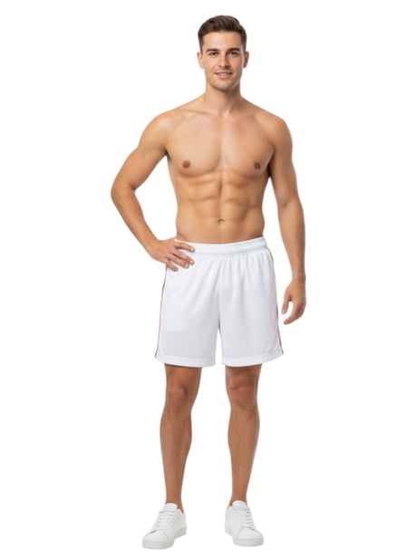 Image for Men's Textured Colorblocked Short,White