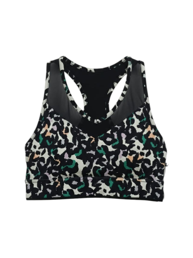Image for Women's Printed Sport Bra,Black