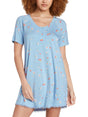 Image for Women's Floral Printed Sleepwear Top,Blue