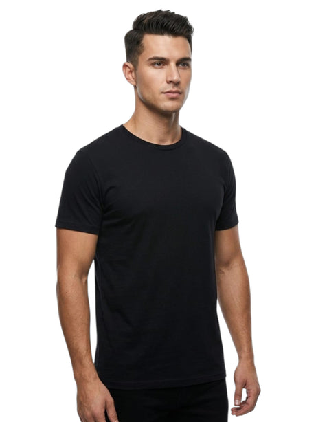 Image for Men's Plain Top,Black