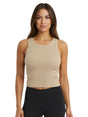 Image for Women's Ribbed Sport Top,Beige
