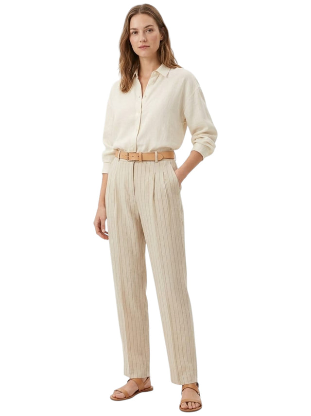Image for Women's Striped Pant,Beige