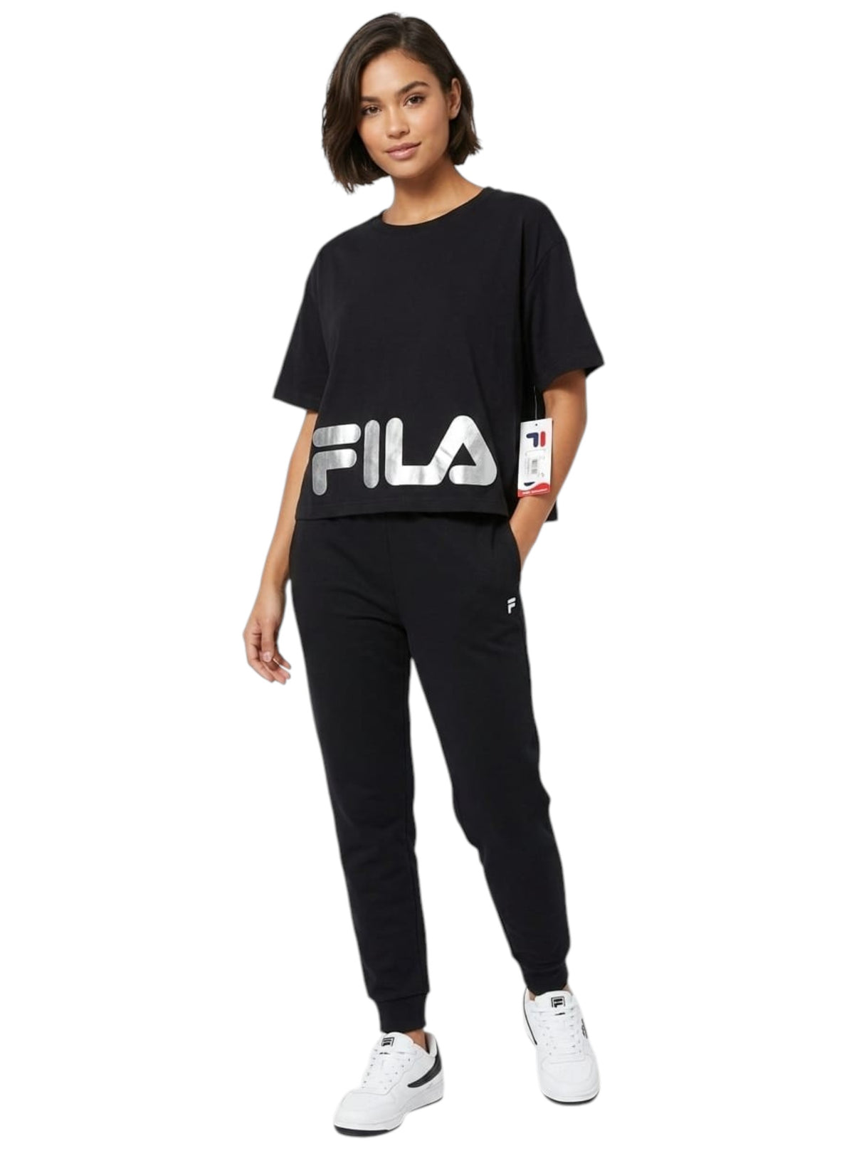 Image for Women's Printed Top,Black