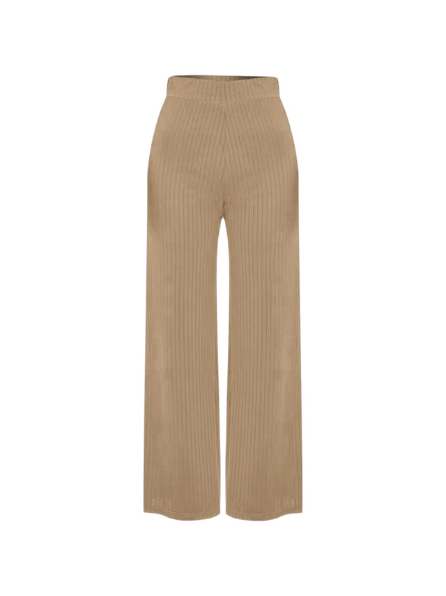 Image for Women's Ribbed Pant,Beige