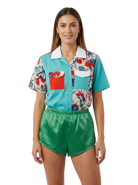 Image for Women's Graphic Printed Chemise,Multi